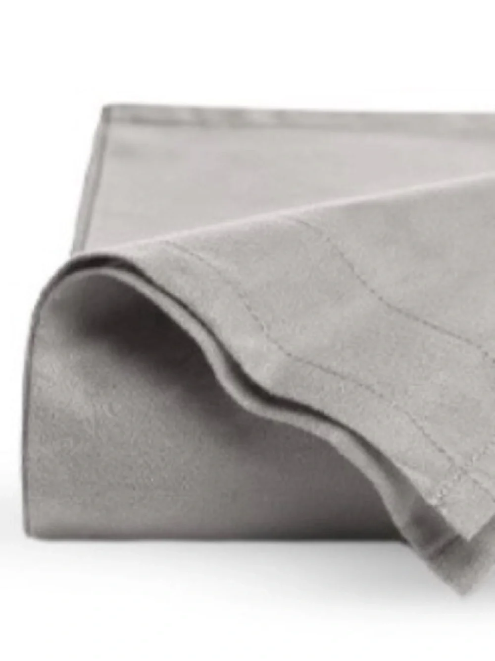Ultra-Soft Oversized Flat Sheet 100% Cotton Flannel 18” Deep QUEEN GRAY